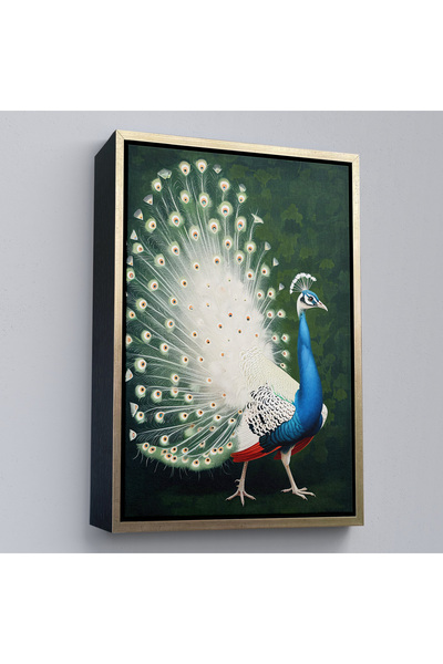 Oxyteez Pictură de paua cu rama din lemn-7571