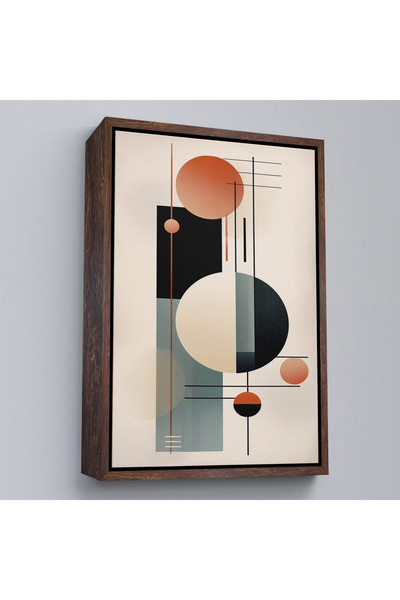 Oxyteez Tablou abstract decorativ cu rama din lemn-8011