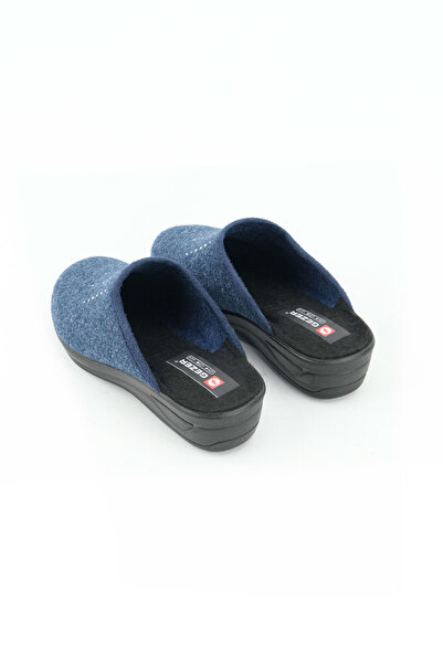 GEZER Kadın Kışlık Ev Bahçe Topuklu Terlik