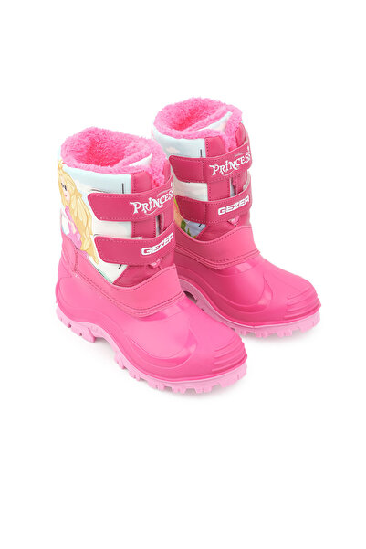 GEZER Зимові дитячі черевики для дівчаток з теплим підкладкою та принтом принцеси