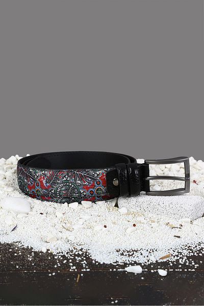 CassidoShoes Curea din in interior piele și exterior imprimat 144