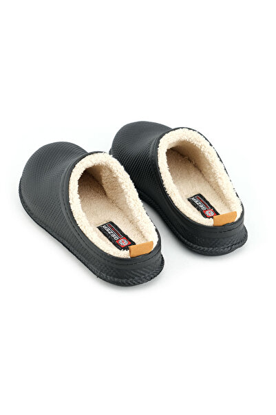 GEZER Зимни гумени плюшени дамски чехли, подходящи за мокри подове