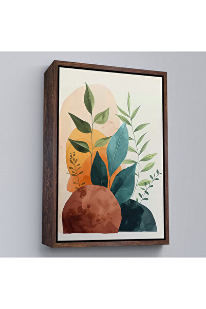 Oxyteez Tablo-7590 cu flori moi în stil nordic cu cadru din lemn