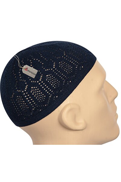 Hediyeleşin Καπέλο προσευχής MERCAN, Εύκαμπτο καπέλο πλεκτό μηχανικά - 12 τεμ...