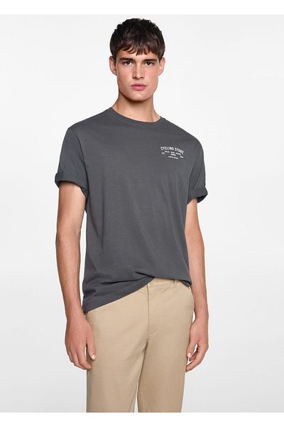 Mango Teen Βαμβακερό παντελόνι chino