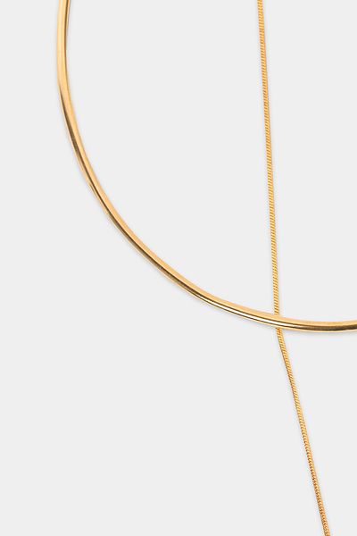 Perspective Gold Colored Necklace