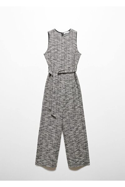 MANGO Woman Kırçıllı tüvit tulum