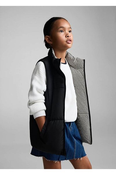 MANGO Kids Two-sided quilted vest