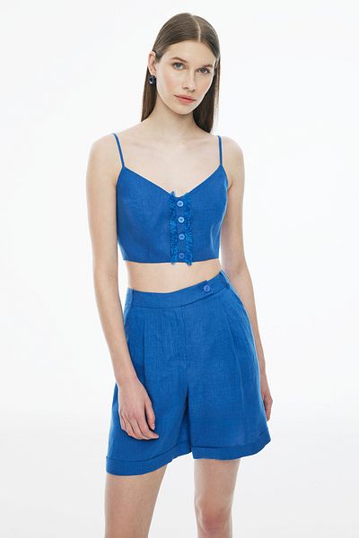 Perspective Γυναικείο σορτς Celans Saks Colorful Regular Fit