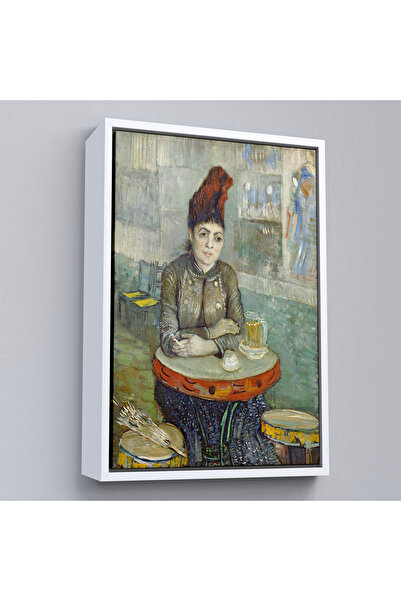 Oxyteez Vincent Van Gogh cu cadru din lemn - în cafenea - Agostina Segatori î...