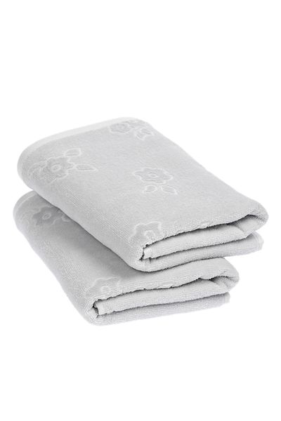 Özdilek Mayra 2-Piece Velvet Hand and Face Towel 50X90 cm