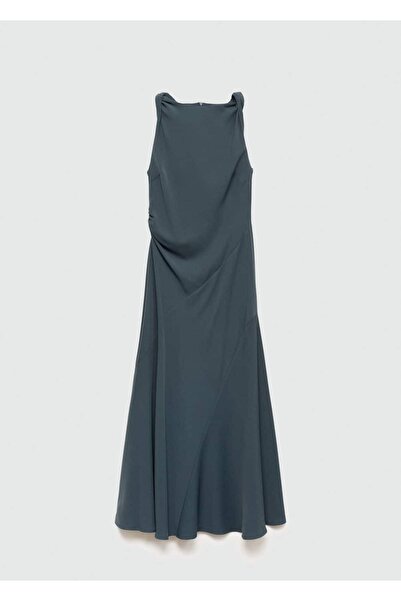MANGO Woman Uzun Evaze Elbise