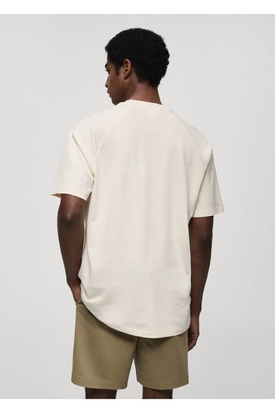 MANGO Man Relaxed fit pamuklu tişört