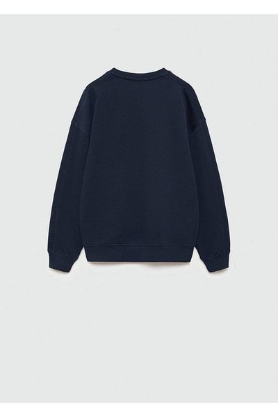 MANGO Kids Dark Blue Sweatshirt for Kids