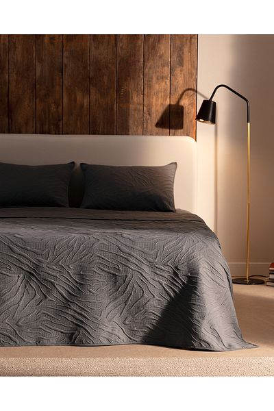 Madame Coco King Size Anthracite Bed Cover Set