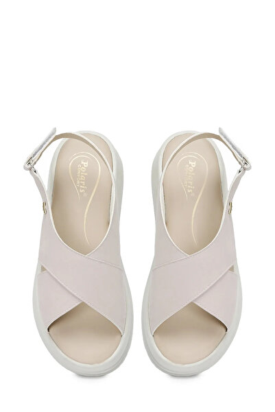 Polaris 166335 Kadın Dolgu Topuklu Comfort Sandalet