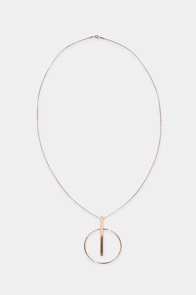 Perspective Gold Color Necklace