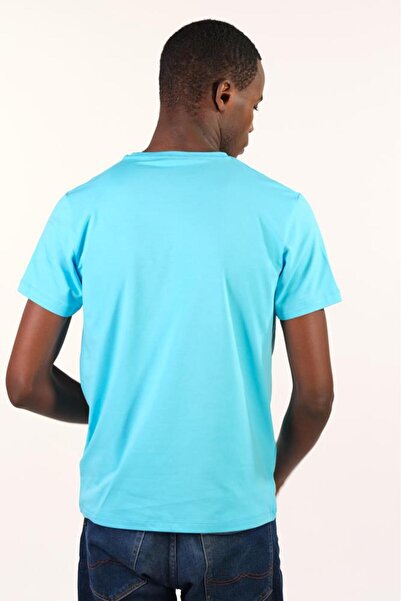 Arma Ανδρικό μπλουζάκι με λαιμόκοψη σε τιρκουάζ Y 22344451101