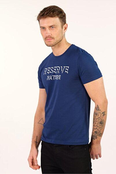 Arma Чоловіча футболка з коміром-стійкою Indigo Y22344451001