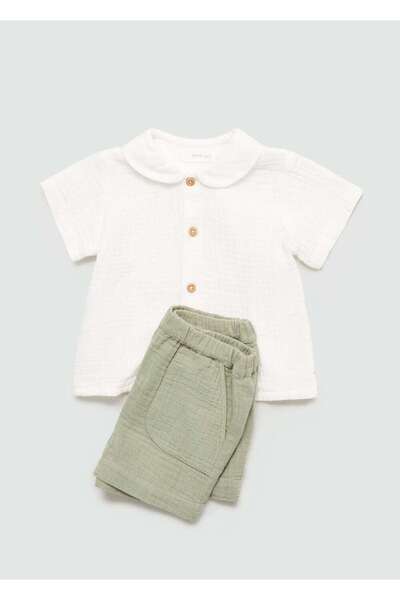 MANGO Baby Cotton Bambula Shirt