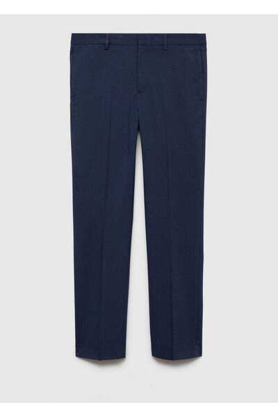 MANGO Man Süper slim fit streç kumaştan kumaş pantolon
