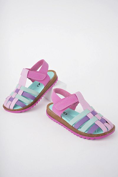 MUGGO Dívčí sandály na suchý zip Rapunzel Garance Daily Ortopedic Light Sole Sole