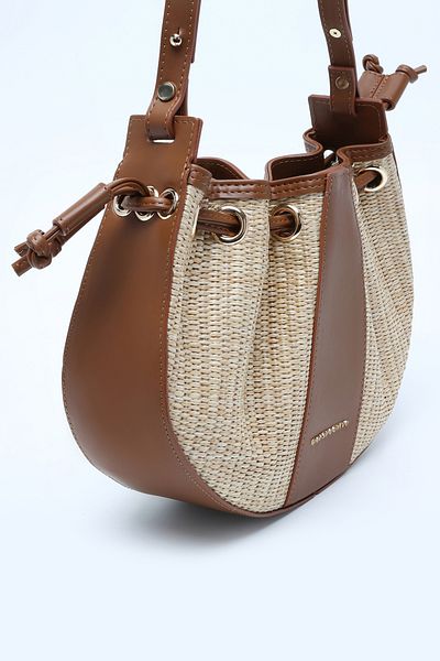 Perspective Beige and Brown Women's Bag