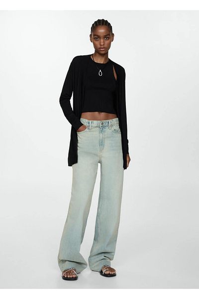 MANGO Woman Thin knitwear cardigan