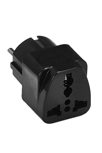 enparlak Universal Çevirici Priz Amerikan İngiliz Fiş Dönüştürücü Siyah