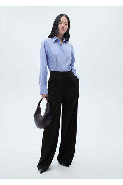 MANGO Woman Long Jumpsuit with Combination Design