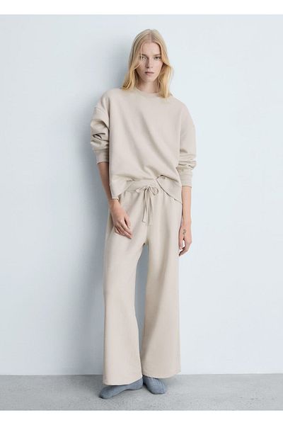 MANGO Woman Plush Sweatshirt