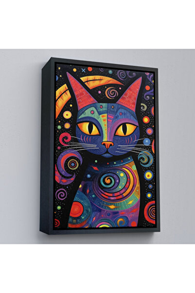 Oxyteez Stil Pablo Picasso cu cadru din lemn - Pictură abstractă colorată de ...