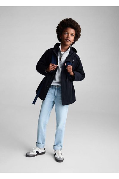 MANGO Kids Αδιάβροχο Anorak με κουκούλα