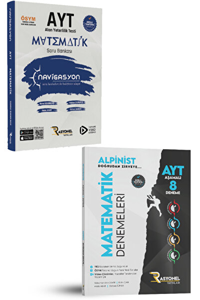 Rasyonel Yayınları AYT Matematik Soru Bankası / AYT Matematik Aşamalı Deneme ...