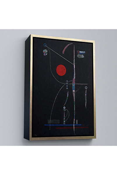 Oxyteez Wassily Kandinsky cu cadru din lemn - Pictură Roșu Accent-7496