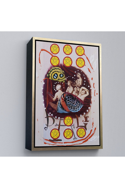 Limitless Ξύλινο Πλαίσιο Salvador Dali - Πίνακας Επαναφοράς Πεντάγραμμα-7403