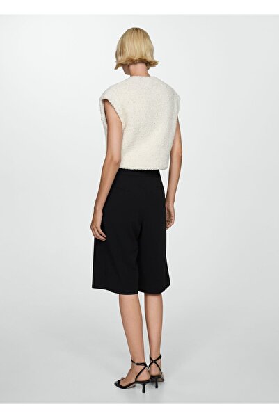 MANGO Woman Pensli Bermuda Şort