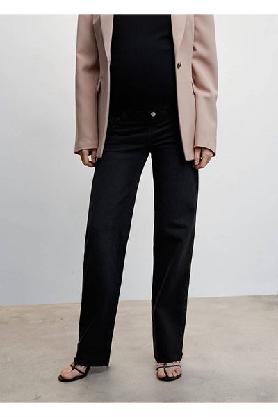MANGO Woman Wideleg Maternity Jeans