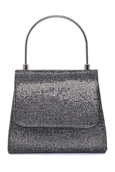 Alphus حقيبة فستان سهرة أنيقة بمقبض من فارول