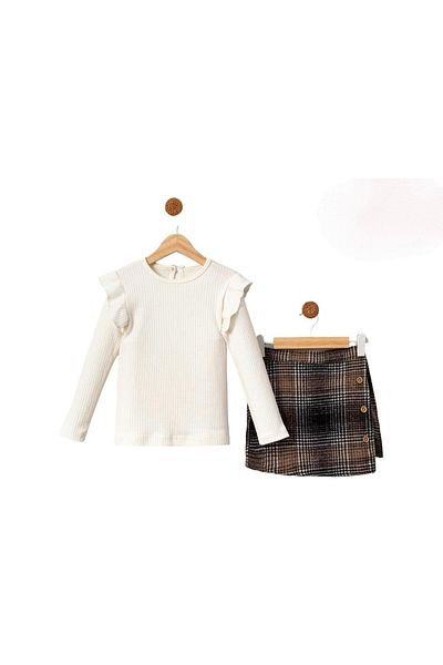 KOKOŞ BEBEK Stamp Suit - Skirt and Comfortable Design