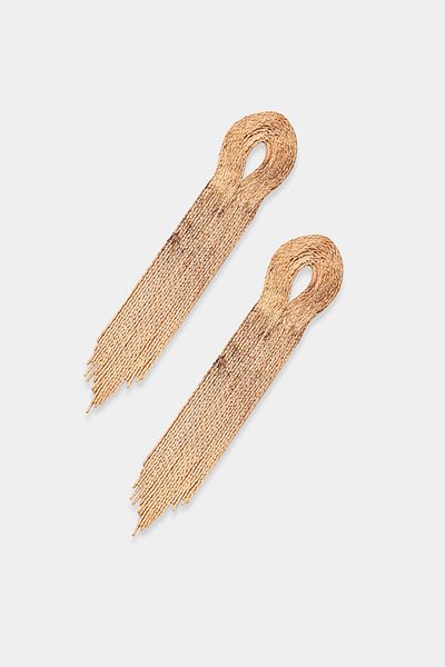 Perspective Gold Colored Earrings