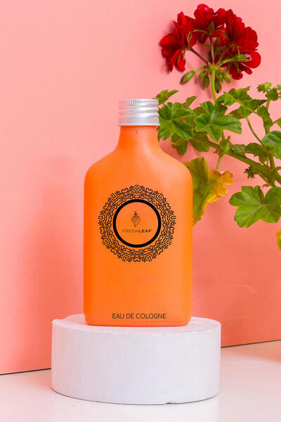 FRESHLEAF Mandalina Kolonyası Eau De Cologne Turuncu Cam Şişe 200 ml