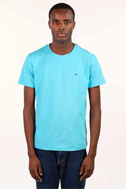 Arma Ανδρικό μπλουζάκι με λαιμόκοψη σε τιρκουάζ Y 22344451101