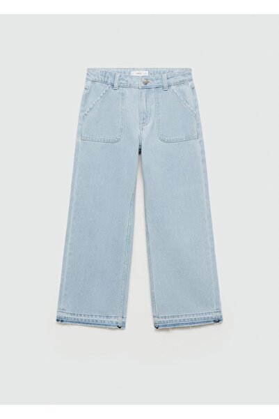 MANGO Kids Cepli Wideleg Jean Pantolon