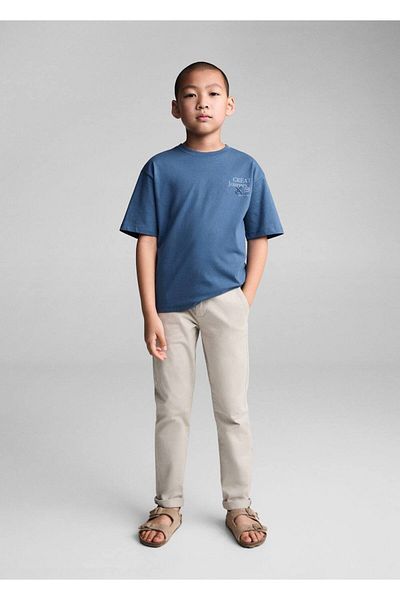 MANGO Kids Tricou din bumbac cu model