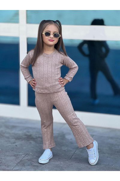KOKOŞ BEBEK Set dublu pentru fete - pantaloni spaniole