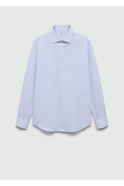 MANGO Man Slim Fit Pamuklu Poplin Gömlek