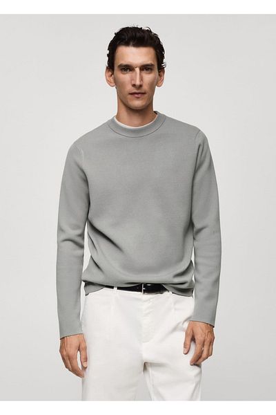 MANGO Man Regular Cut Medium Thickness Knitwear Sweater