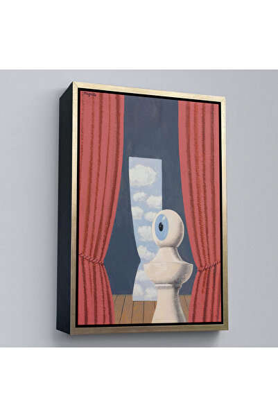 Oxyteez Rene Magritte cu cadru din lemn Belgia surrealism Shekspare Painting-...