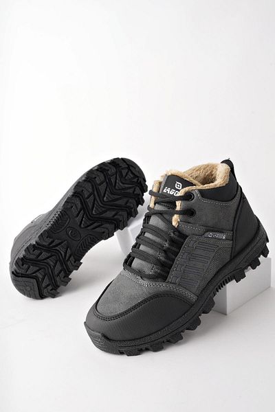 MUGGO Johanna Guaranteed Lace Up Fur Inside Unisex Outdoor Boots με φερμουάρ